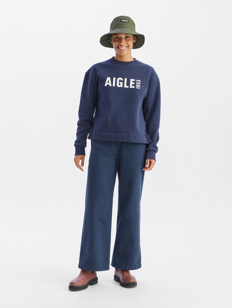 AIGLE ロゴスエット　エーグル トレーナースウェット メンズ スウェット・パーカー - AIGLE（エーグル）公式