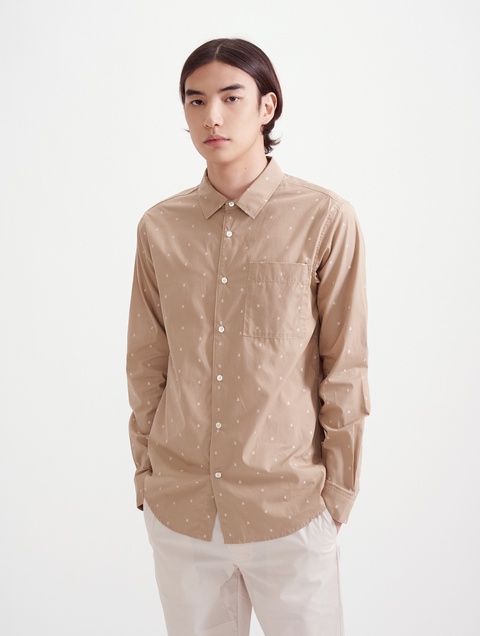 メンズ ロングスリーブドビードットシャツ ZCHAH68 - AIGLE（エーグル