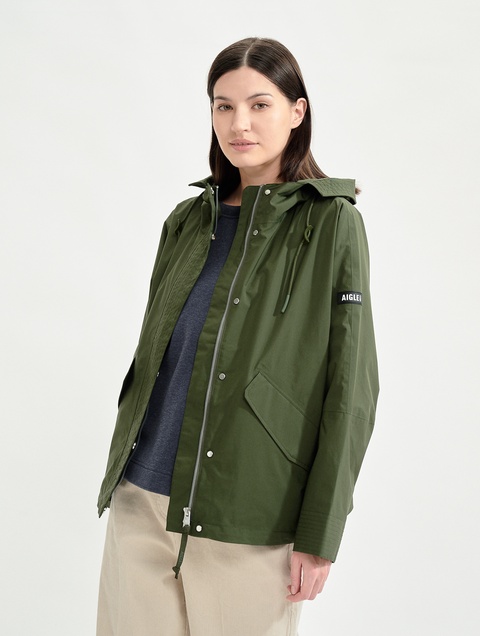 レディース 透湿防水 ロングフーデッドジャケット ZBFAC45