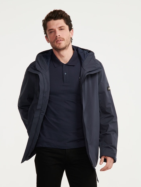 ジャケット・アウター EMBA real fur high grade ac メンズ ゴアテックス インサレーションフーデッドジャケット