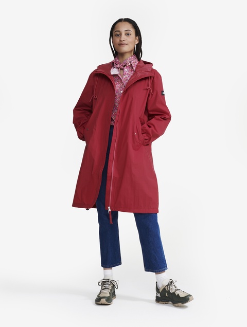 AQUASCUTUM GOLF 撥水 透湿 フーデッドライトブルゾンM/4.7万