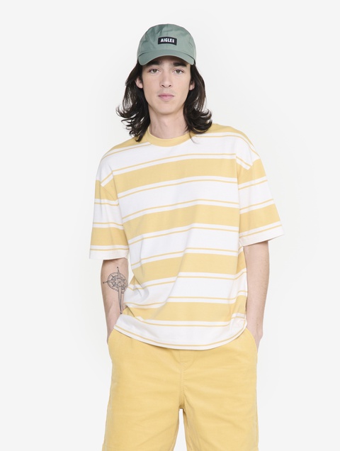 メンズ クルーネックボーダーTシャツ ZTHAV60 - AIGLE（エーグル