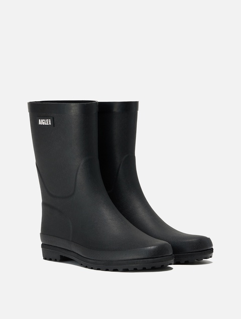 AIGLE ブーツ　41 AIGLE ブーツ 厚底 ボリュームソール 完全防水 モンソー