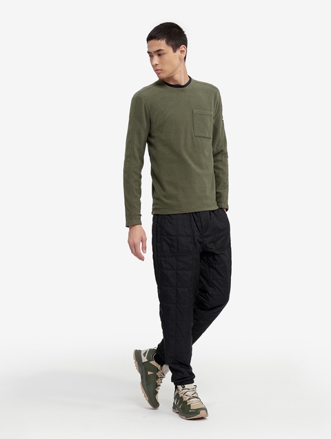 EAGLES ウォームアップジャケット 緑 メンズ ポーラテック フルジップフリース ZSHBA75 - AIGLE