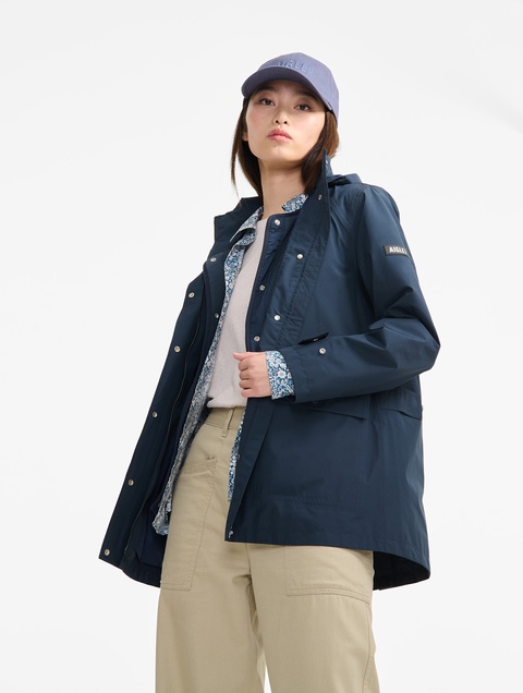 レディース ゴアテックス フーデッドコート ZBFBI19 - AIGLE