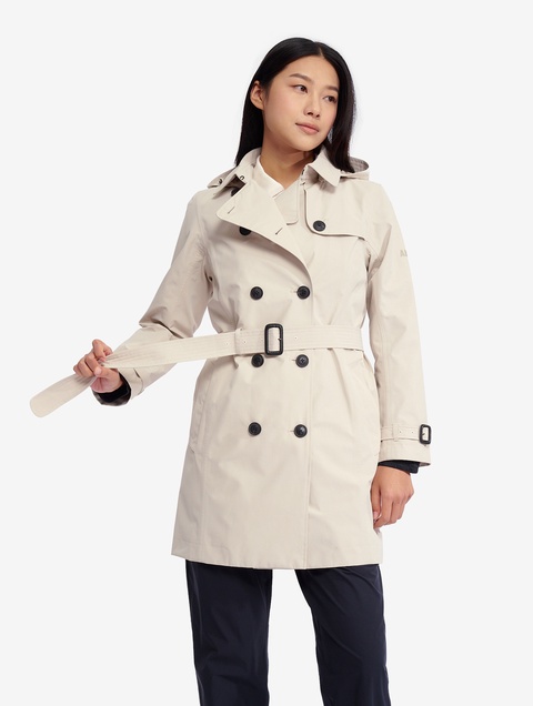 レディース ゴアテックス フーデッドショートトレンチコート ZBFBI45