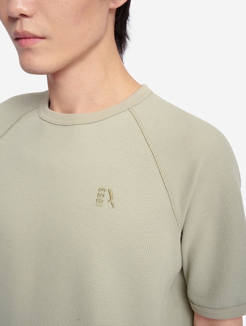 メンズ ロングスリーブワッフルTシャツ ZTHAP29 - AIGLE