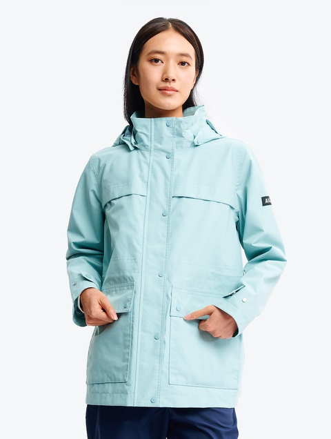 レディース 透湿防水 フーデッドジャケット ZBFAU47 - AIGLE