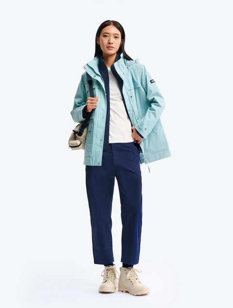 レディース 透湿防水 フーデッドジャケット ZBFAU47 - AIGLE