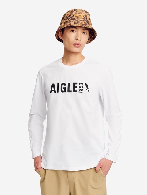 メンズ UVカット ロングスリーブロゴTシャツ RP OTHBP60 - AIGLE