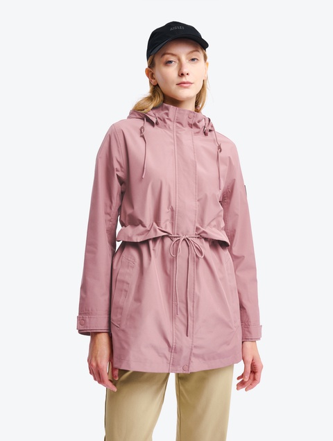 未使用品！オレンジピンク シンプルジャケット ストームクルーザー ジャケット Women's｜モンベル