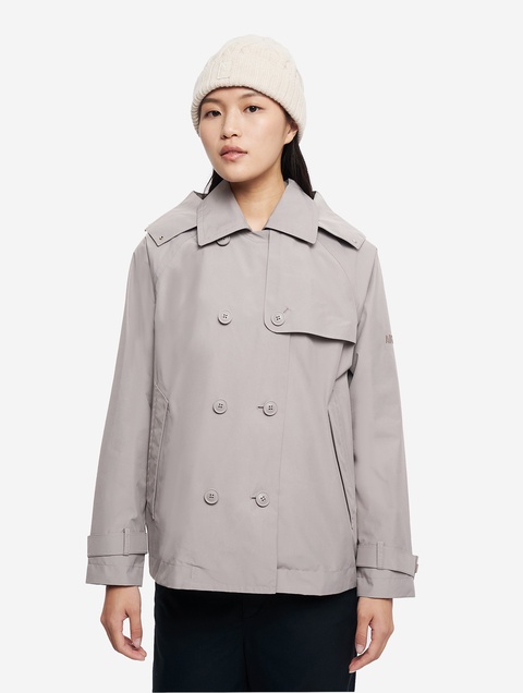 アライヴン レディース ゴアテックス 2レイヤー ショートトレンチコート ZBFBK61