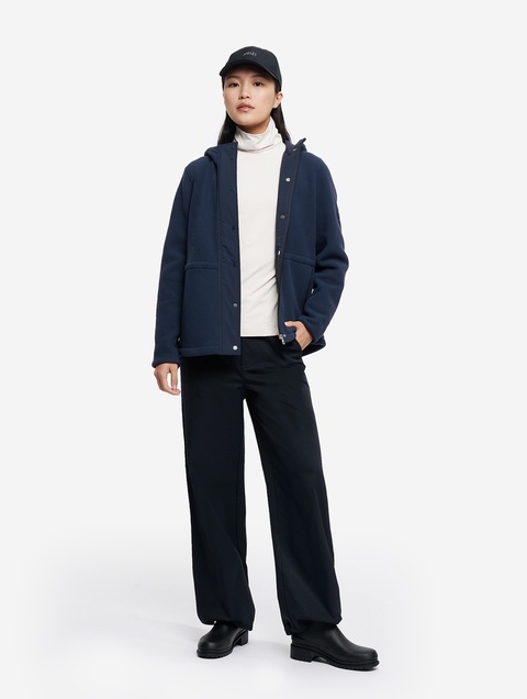 レディース ワッフルプルオーバーフリース ZSFBK06 - AIGLE