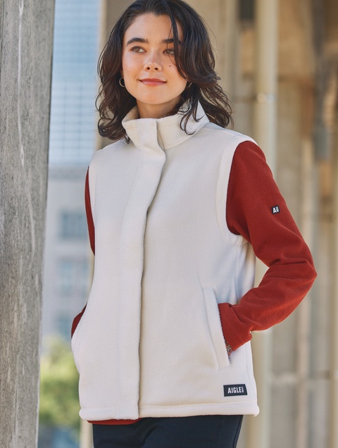 レディース ポーラテック ノースリーブベスト RP OSFBP52 - AIGLE