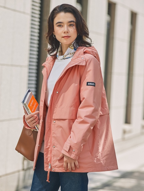 【タグ付】未使用 ゴアテックス ポントレシナ ジャケット　エーグル　AIGLE セール】 ゴアテックス 2レイヤーフーデッドジャケット （その他