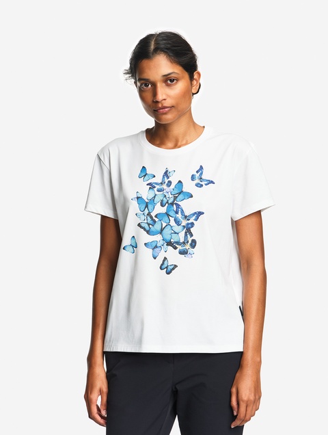レディース 【UPF50+ SolarPack】 UVカット 接触冷感 プリントTシャツ