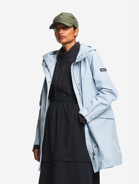 レディース ゴアテックス ロングフードジャケット ZBFBQ51 - AIGLE