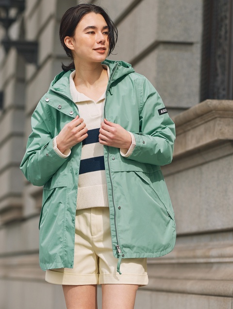 レディース ゴアテックス ロングフードジャケット ZBFBQ51 - AIGLE